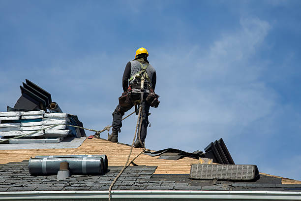 Professional Gutter Installation technician working in Federalsburg, MD